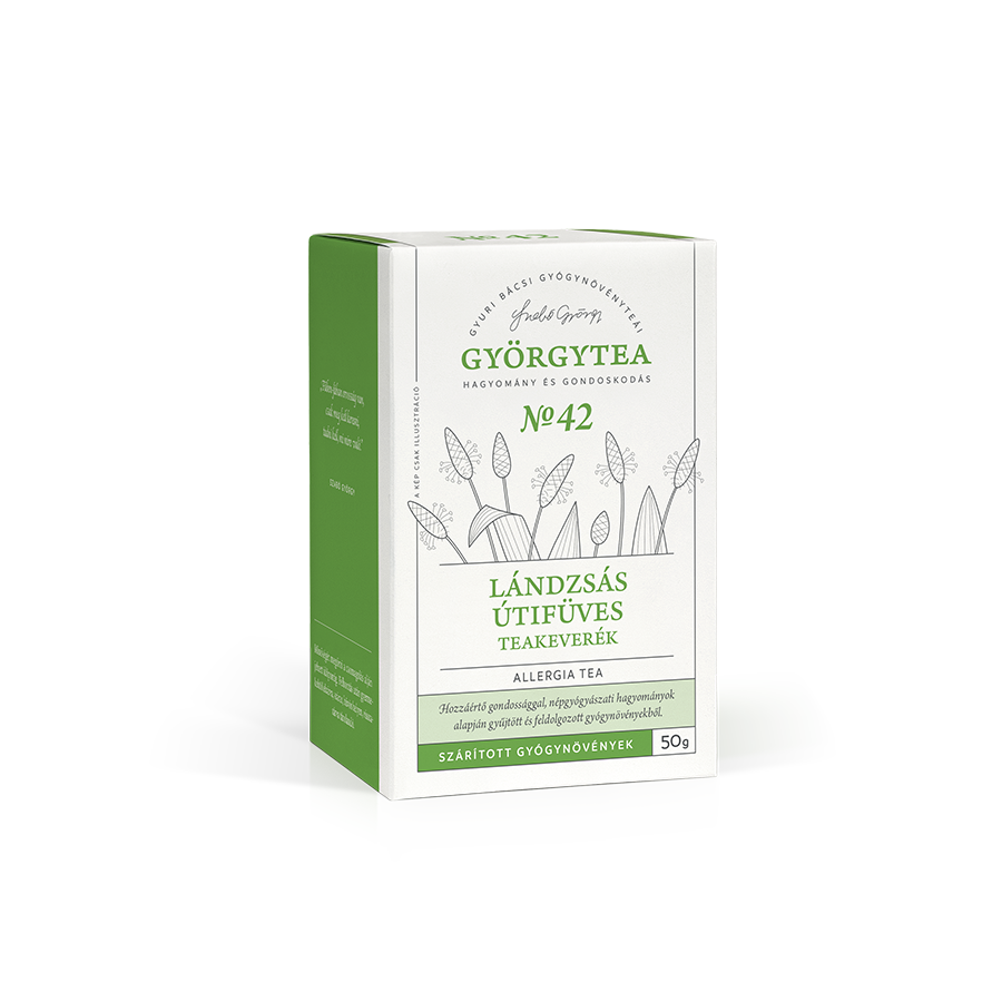 Lándzsás útifüves teakeverék (Allergia tea) – 50g
