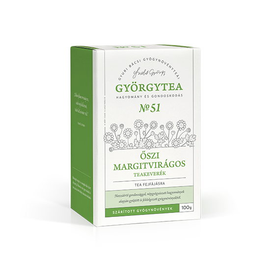 Őszi margitvirágos teakeverék (Tea fejfájásra) – 100g